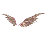 Pristine Pink Ornament Wings