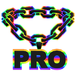 PRO cartoony rainbow chain neckalce