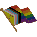 Progress Pride Flag Lapel Pin