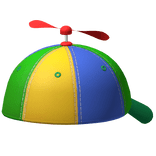 Propeller Hat Twisted Preppy Propeler Cap Kidcore