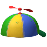 Propeller Hat Twisted Preppy Propeler Cap Kidcore