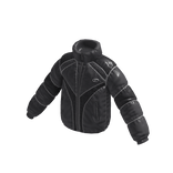 Puffer Jacket w/ Stitched Panels (Black)