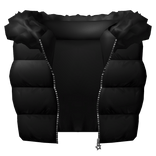 Puffer Vest Fur Black 3.0