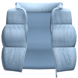 Puffer Vest V2 Pastel Blue