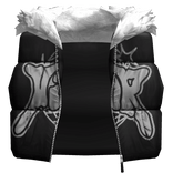 Puffer Vest + White Neck Fur Collar 1.0