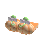 . ‿ ♡ pumpkin halloween num nom slippers