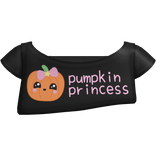 ♡ Pumpkin princess off shoulder shirt black pink