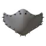 Punk Emo Face Mask - White