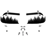 ♡ punk lashes w piercings