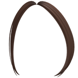 Punk Rock Framing Bangs in Brown