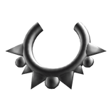 punk septum piercing