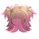 Punk Short Half Up Hair (Blonde to Pink)