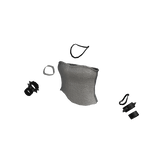 Punk Studded Silver Top With Bracelets