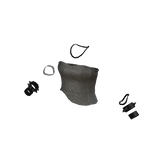 Punk Studded Silver Top With Bracelets