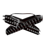 Punk/emo style top with ammunition details