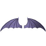 Purple Abyss Devil Bat Wings