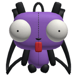 Purple Alien GIR Scene Plush Backpack [1.0]