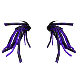 Purple & Black Cyberlox Extensions (Cybergoth)