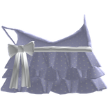 purple & white summer ruffled kawaii cute tank top
