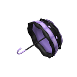 purple black jirai kei cute goth umbrella parasol