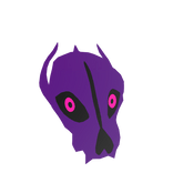 Purple Blaster Skull No Outline