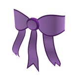 Purple Bow for Korblox