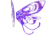 Purple Butterfly Fashion Wings