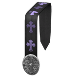 Purple Chrome Shoulder Belt