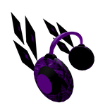 Purple Crystal Shard Headphones