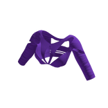 Purple Cute Crop Top