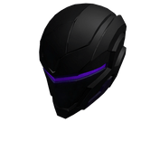 Purple Cyborg Helmet