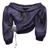 Purple Draped Hoodie & Phone 1.0