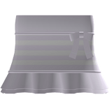 ♡ cute purple & white striped ruffle dress w bow