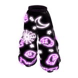 Purple Emmissive Glowing Neoni Pants 