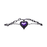 Purple Emo Gothic Heart Locket 1.0