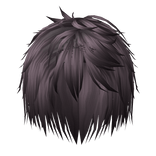 Purple Emo Vkei Anime Hairstyle