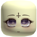 Purple Eyed Vkei Cross Chibi Face