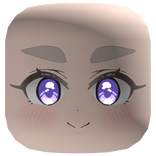 Purple Eyes Face