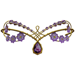 Purple Flowers Fairy Tiara