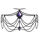 Purple Gemstone Gothic Chain