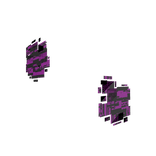 Purple Glitch Effect Arm L [Animated]