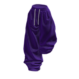 Purple Half Raised Baggy Sweatpants