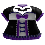 purple halloween bat dress
