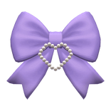 purple jirai kei pastel cute front bow tie ribbon