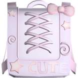 purple lace randoseru backpack