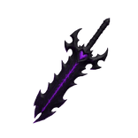 Purple Lava Heart Sword