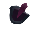 purple left shoulder pad