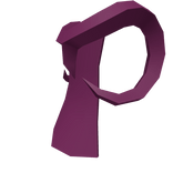 Purple left skirt piece