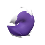 Purple Lemonade Curly Kemono Puppy Tail