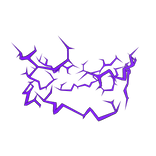 Purple Lightning Bottom Aura